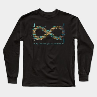 My love for you is infinite - V2 Long Sleeve T-Shirt